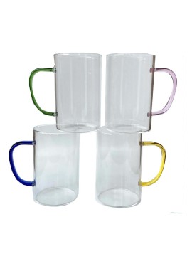 HANDY MUG 4 MUG VETRO BOROSILICATO