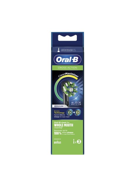 ORALB PW REF EB50 CROSS BLK 3P