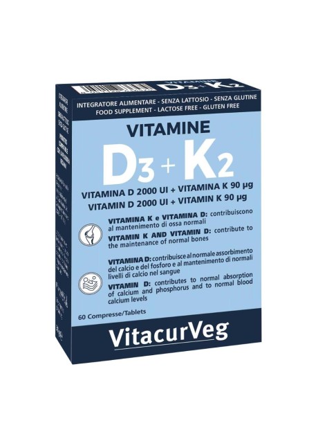 VITAMINE D3+K2 60CPR