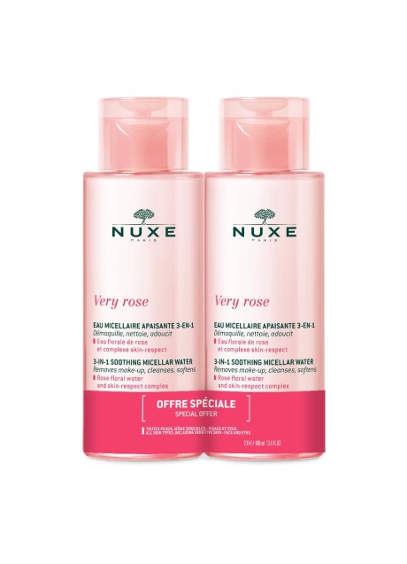 NUXE VERY ROSE DUO ACQUA MICELLARE 2 X 400 ML