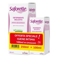 Saforelle detergente intimo delicato 250ml+100ml