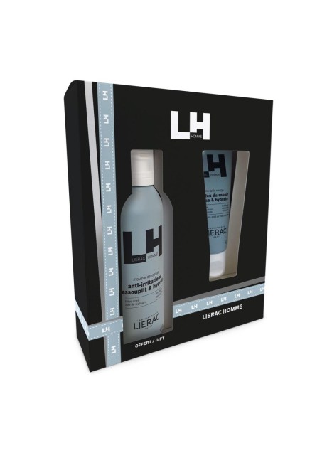 LIERAC CF HOMME BALSAMO DOPOBARBA 75 ML + MOUSSE 150 ML