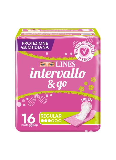 PROTEGGISLIP LINES INTERVALLO FRESH&GO RIPIEGATI 16 PEZZI