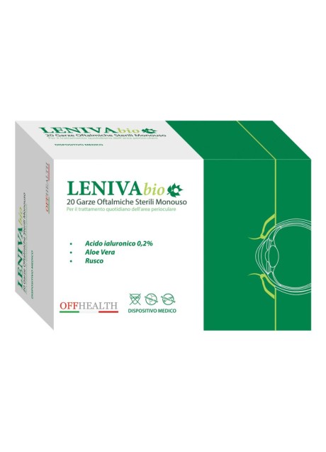 Leniva Bio garze oftalmiche - 20 pezzi