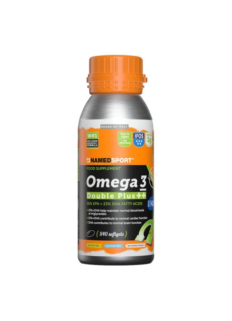 Named Sport Omega 3 Double Plus 540 capsule molli - integratore di acidi grassi omega 3