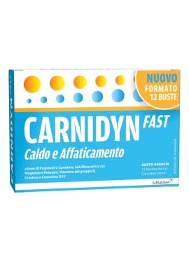 Carnidyn Fast 12 bustine - integratore per combattere caldo e affaticamento