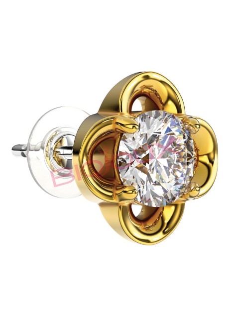 Biojoux - orecchini duchess steel gold plated BJT243