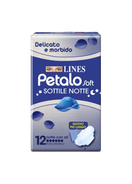 LINES PETALO SOFT NOTTE 12PZ