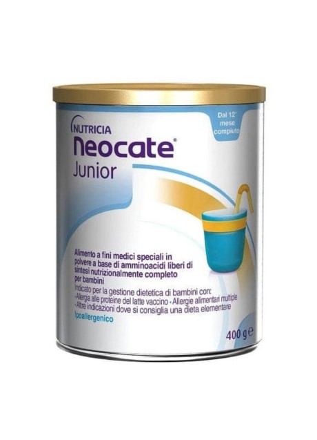 Neocate junior alimento dietetico a fini medici speciali confezione da 400 grammi