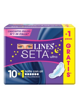 LINES SETA ULTRA NOTTE 10+1PZ