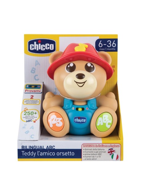 Chicco ABC Orsetto Teddy - gioco bilingue italiano - inglese
