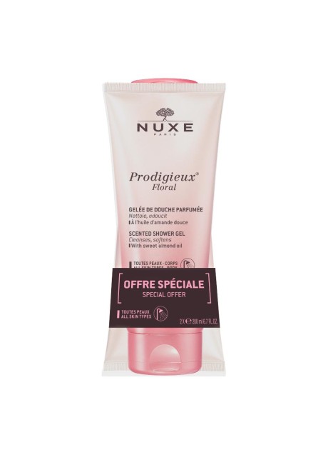 NUXE PRODIGIEUX GELEE DOUCHE FLORALE 2 X 200 ML