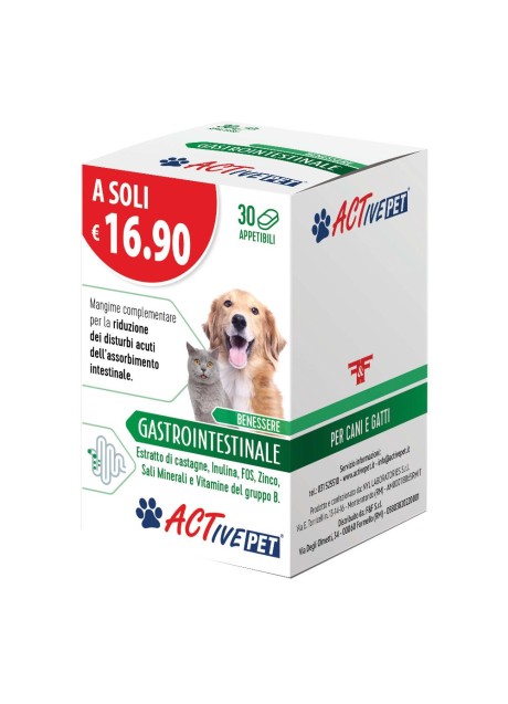 ACTIVE PET GASTROINTEST 30CPR