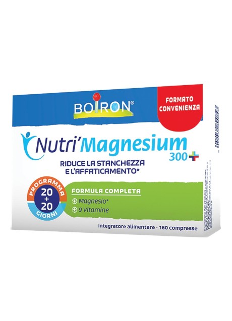 Boiron Nutri'Magnesium 300+ - confezione da 160 compresse