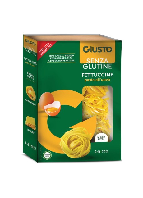 GIUSTO S/G FETTUCCINE UOVO250G