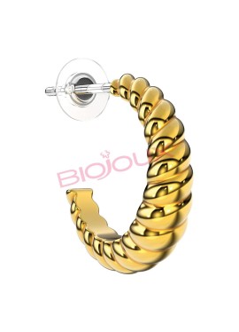 BJT266 ORECCHINI TWISTAGAIN GOLD PLATED