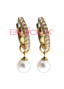 BJT268 ORECCHINI 5TH AVENUE GOLD PLATED