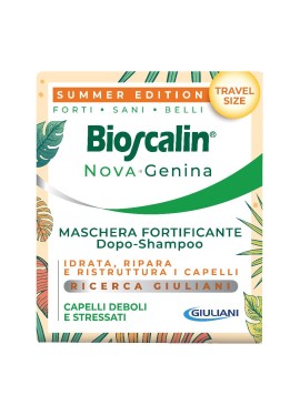 Bioscalin Nova Genina - maschera rinforzante per capelli - sole mare cloro - summer edition 100 millilitri