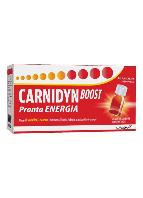 Carnidyn Boost -  integratore tonico energetico da 12 flaconi