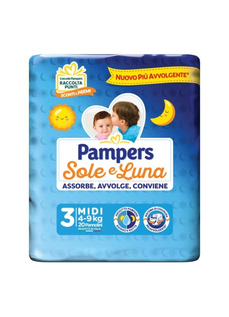 PAMPERS SL MIDI 20PZ