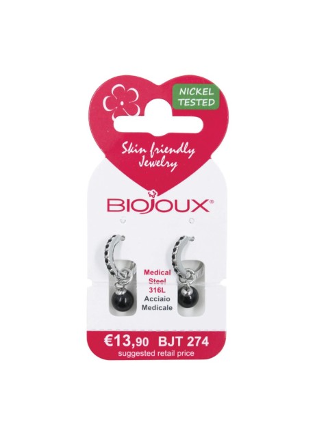 BJT274 ORECCHINI BROOKLYN STAINLESS STEEL