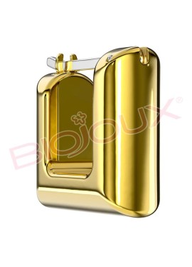 BJT288 ORECCHINI LOTUS 16 MM GOLD PLATED