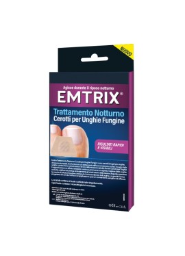 Emtrix cerotti - trattamento notturno per unghie con fungo - confezione con 14 cerotti