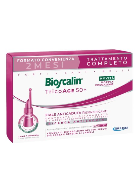 Bioscalin Tricoage 50+ fiale anticaduta - confezione da 16 fiale