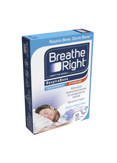 BREATH RIGHT TRASPARENTI 10PZ