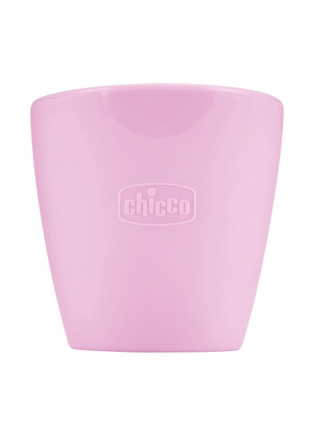 CHICCO BIBERON SILICONE ROSA 6 MESI+