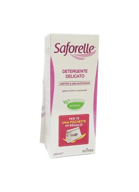 Saforelle detergente intimo delicato - 250 millilitri + pochette regalo