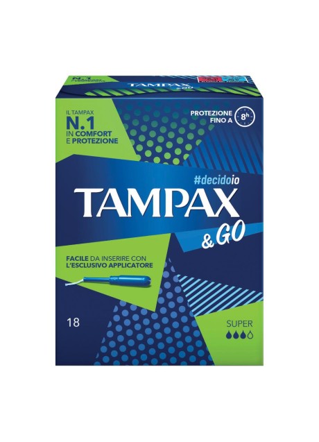 TAMPAX &GO SUPER 18PZ