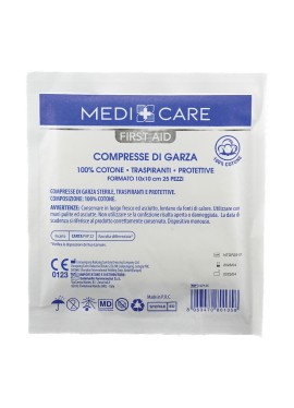 GARZA COTONE 10X10CM 25PZ