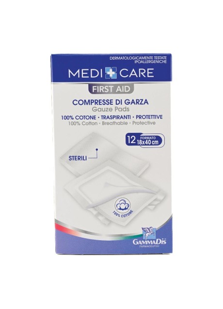 GARZA COTONE 18X40CM 12PZ