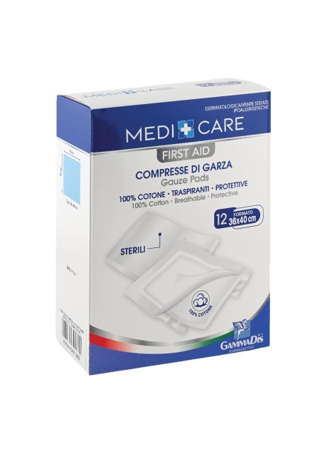 GARZA COTONE 36X40CM 12PZ