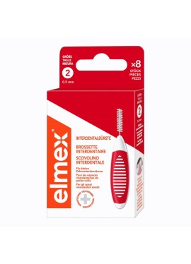 ELMEX INTERDENTAL BRUSH RED