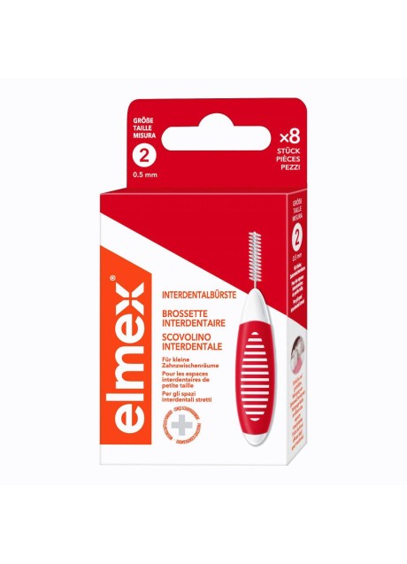 ELMEX INTERDENTAL BRUSH RED