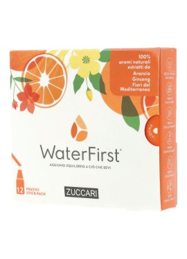WATER FIRST ARANCIA-GINSENG-FIORI MEDITERRANEO 12 STICK PACK