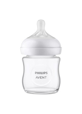 AVENT BIB NAT 3,0 VETRO 125ML