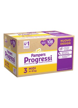 PAMPERS QU PROG MIDI 108PZ