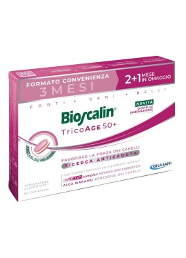 Bioscalin Tricoage 50+ - 90 compresse - integratore alimentare per donne in menopausa e perimenopausa - nuova formulazione