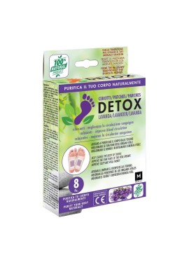 CEROTTI DETOX PIEDI LAVANDA 8P