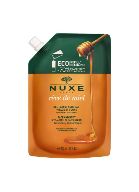 NUXE REVE DE MIEL GEL LAVANT ECOREC 400 ML