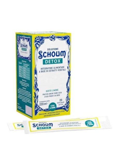 SOLUZIONE SCHOUM DETOX 20STICK