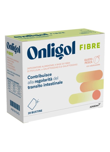 Onligol fibre - gusto pesca - 20 bustine