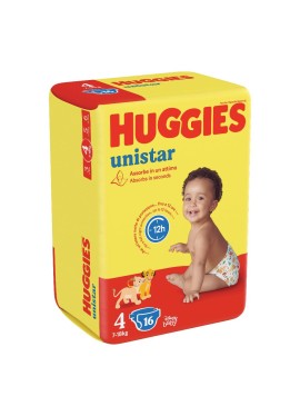 HUGGIES UNISTAR BASE 4 16PZ