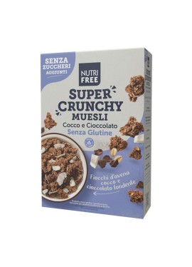 NUTRIFREE SUPER CRUNCHY MUESLI COCCO E CIOCCOLATO SENZA ZUCCHERI AGGIUNTI 300 G