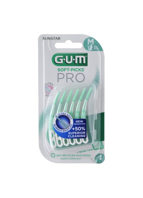 GUM SOFT PICK PRO MEDIUM 12PZ