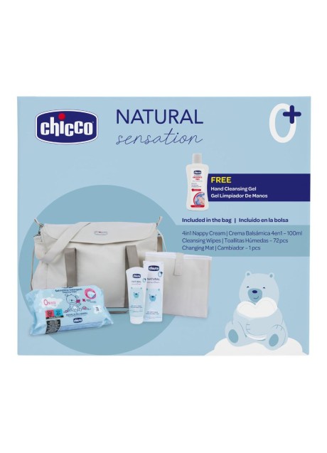 Chicco Natural Sensation Borsa Mamma - kit completo per il cambio pannolino fuori casa