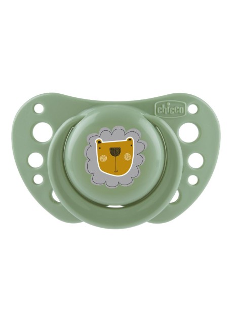 CHICCO SUCCHIETTI AIR VERDE SILICONE 2-6 MESI 2 PEZZI